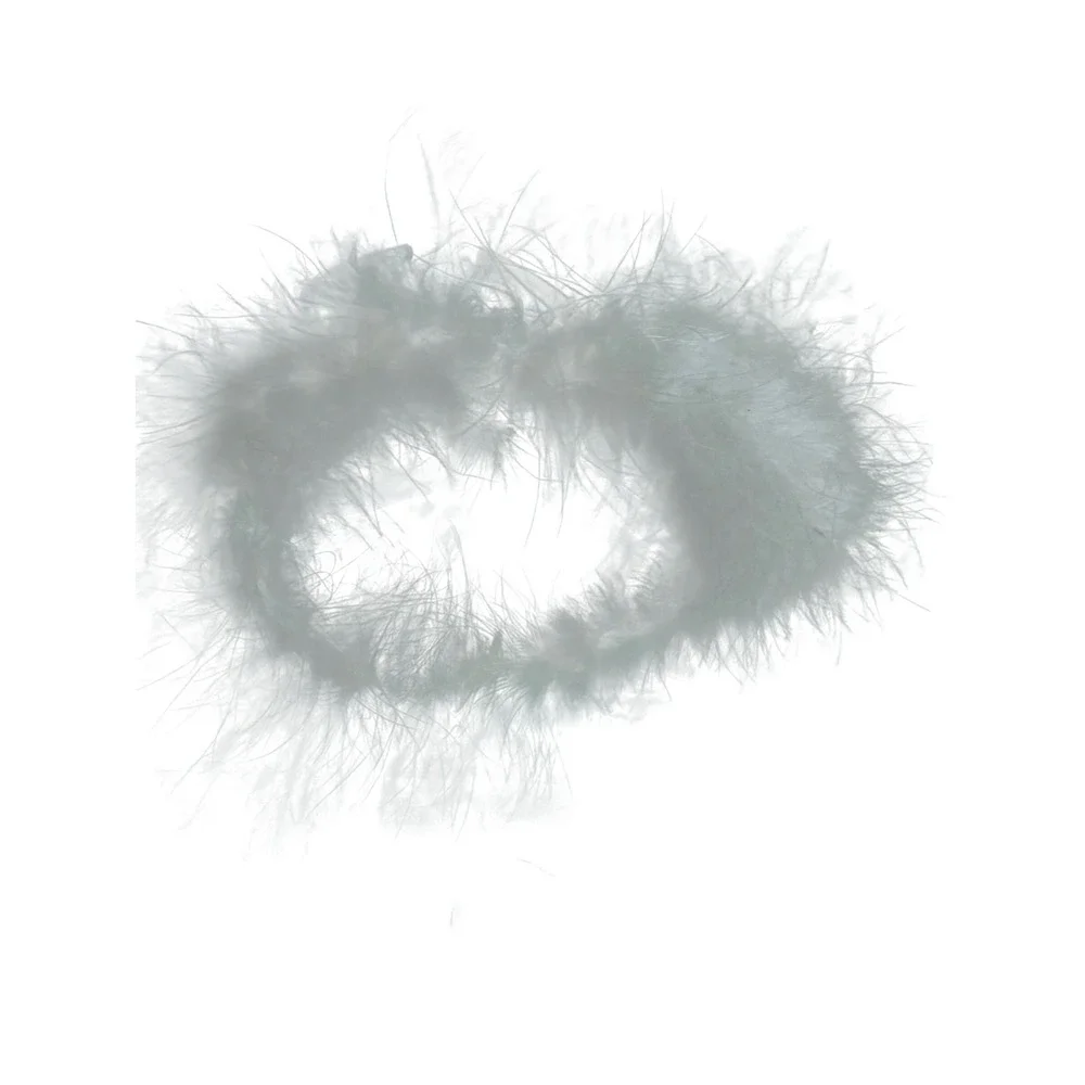 White Feather Angel Halo Headband‎ Costume Accessory Marabou Ethereal White